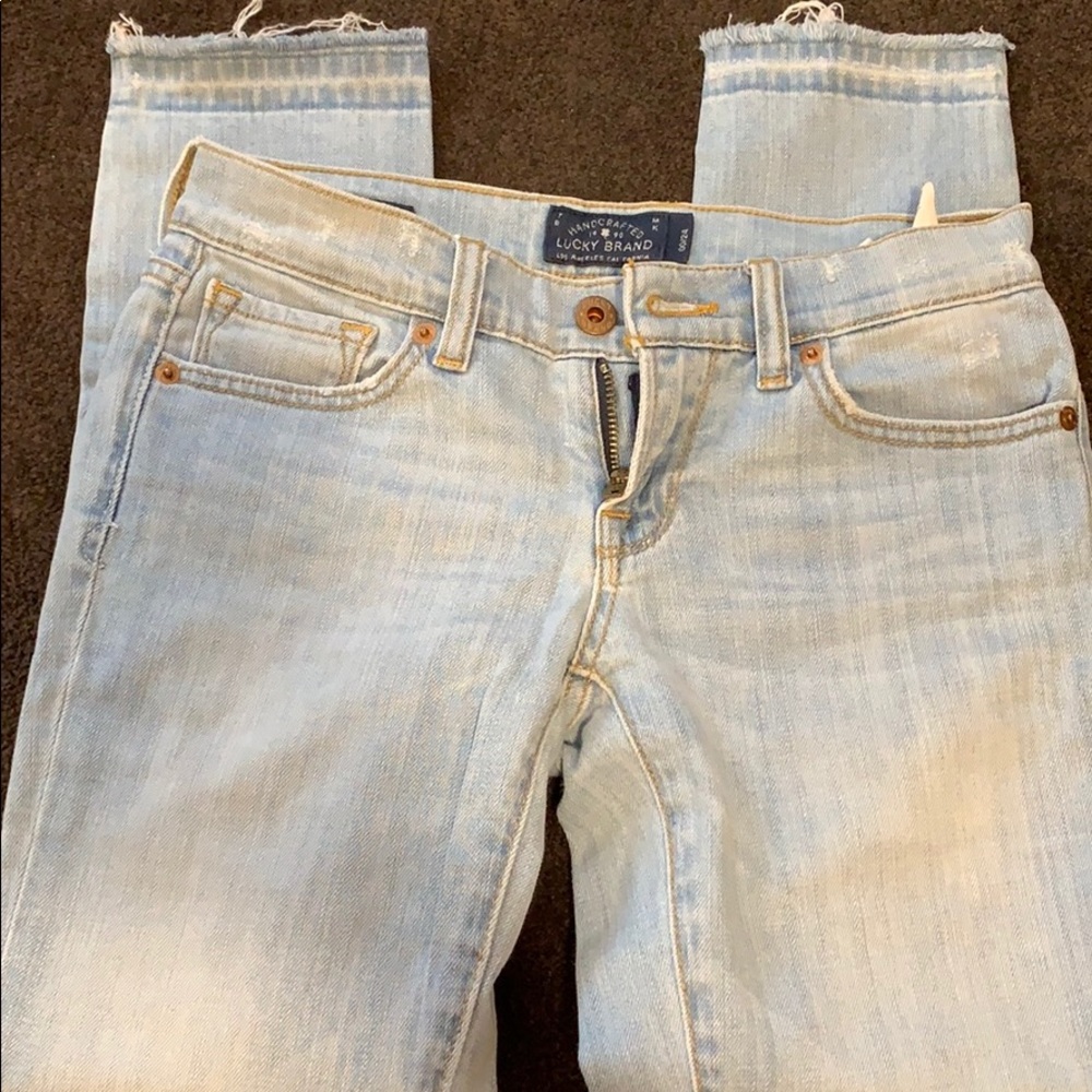 Lucky brand jeans crop/ankle.  size 00/24